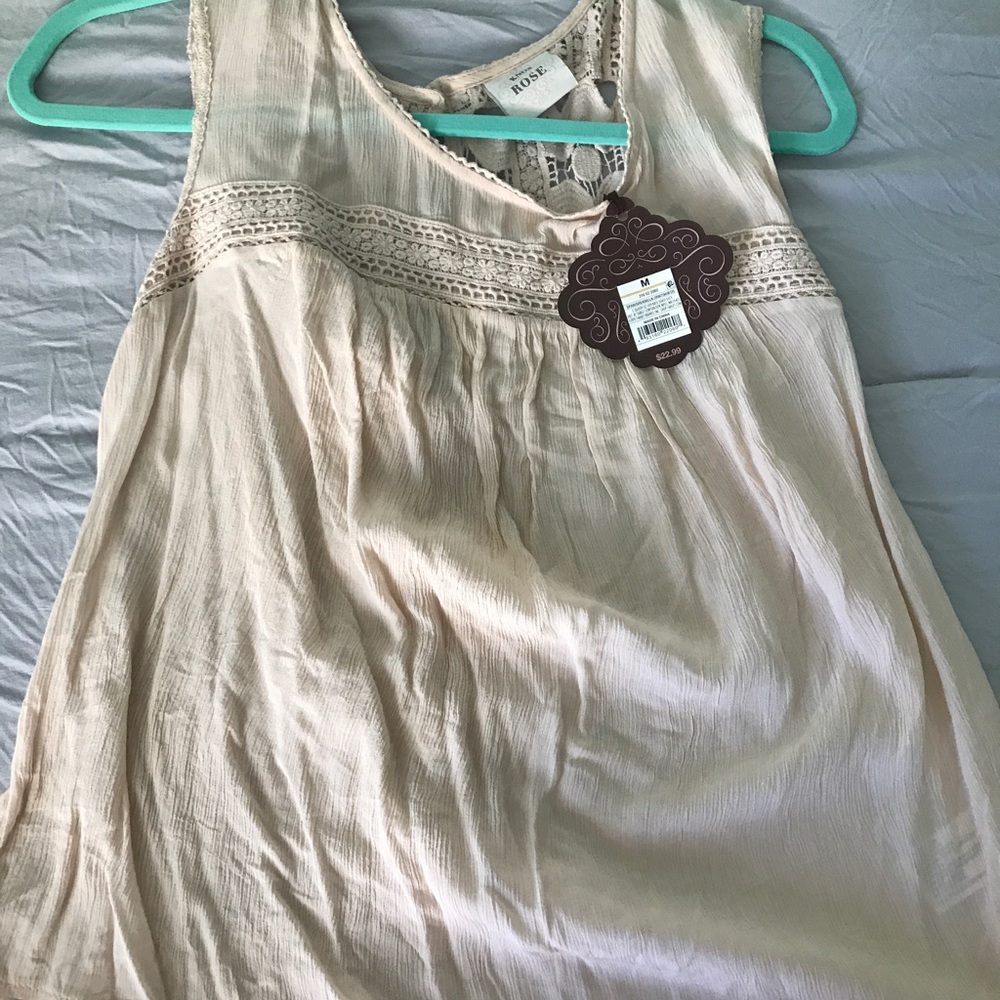 Lace tank top